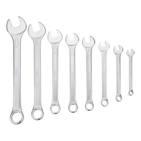 Klucze płasko-oczkowe 6-19 mm, 8 szt. 09-751 NEO | mpm-24.pl